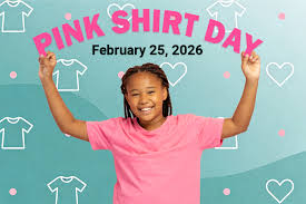 pink shirt